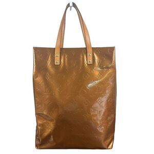 Louis Vuitton Vernis Reade MM Bronze Bag W/ Certificate of Authenticity